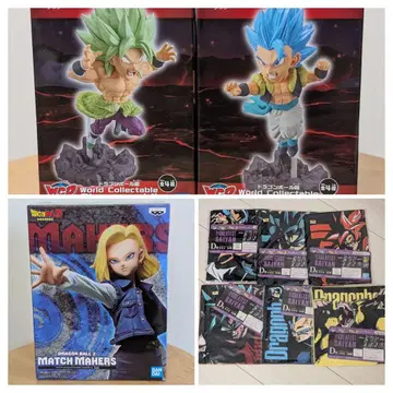 드래곤볼 피규어 타월 세트