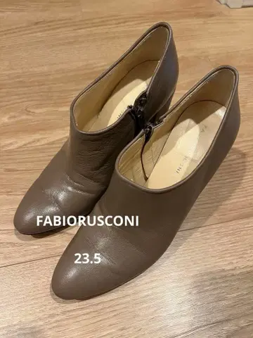 파비오 루스꼬니 23.5 부츠 베이지