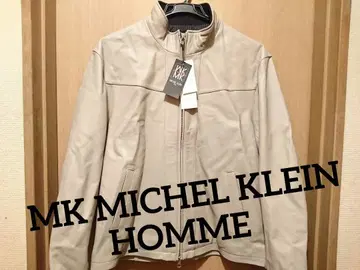 새상품 MK MICHEL KLEIN HOMME 가죽 라이더 자켓