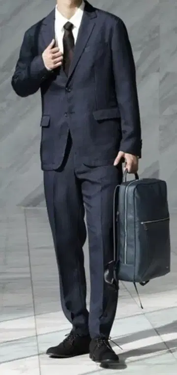 상하의 셋업 [머신 워셔블] 울 라이크 수트