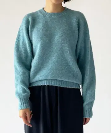 LAURENCE J.SMITH 크루넥 루즈 니트