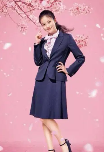 AOKI 스트라이프 스커트 셋업