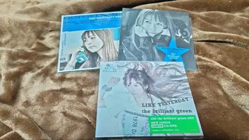 [ 귀중 ] the brilliant green 초회반 싱글 3장 세트