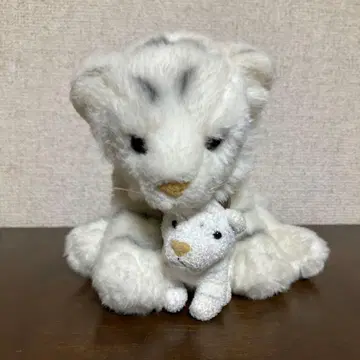 화이트 타이거 부자 봉제 인형 auroraClassic 30cm