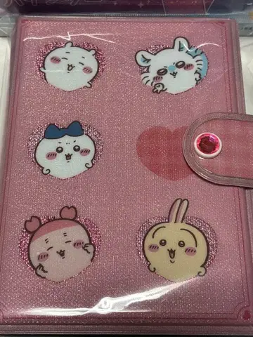 치이카와 (먼작귀) 씰 바인더 핑크