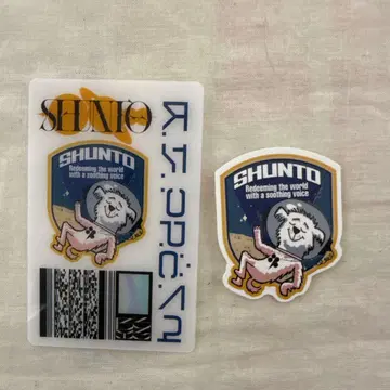 BE:FIRST 와펜 스티커 슌토 클리어 카드