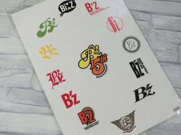 B'z 역대 로고 15주년 스티커 씰