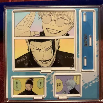 주술회전 에모셔널 아크릴 디오라마 아크릴 스탠드 고죠 사토루 게토 스구루