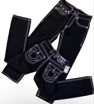 트루 릴리젼 블랙 데님