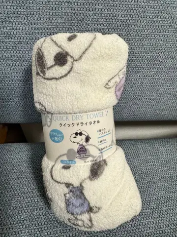 스누피 퀵 드라이 타월