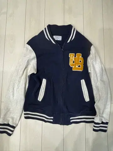 champion 플리스 자켓 L 네이비/그레이