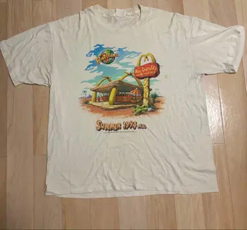 플린트스톤 맥도날드 T셔츠 1994년 여름