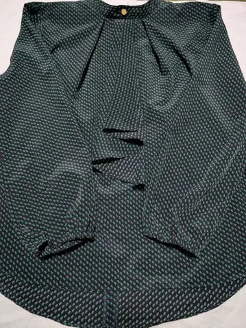 [ SHIPS ] 그린 긴팔 블라우스 일본제