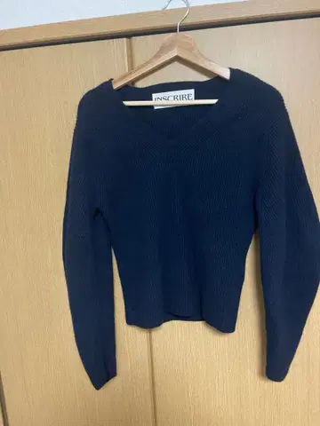 INSCRIRE 24AW Balloon V/N Rib Sweater