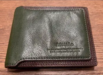 [ ZONALe ] 접이식 지갑 ORLO 그린 x 다크 브라운