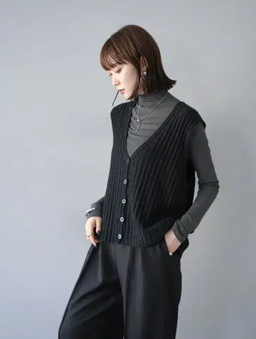 시어 절개 스트레치 긴팔 상의