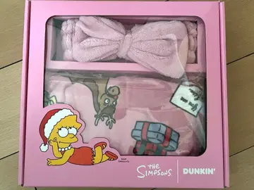 [ 일본 미발매 ] 한국 던킨도너츠 x 심슨 콜라보 홈웨어