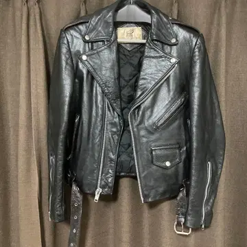 80s vintage 더블 라이더 자켓 가죽 소가죽 차심