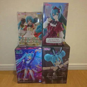 하츠네 미쿠 피규어 모음 4개 세트
