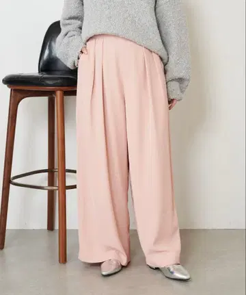 제나 에스파스 메르베유 트로미 2턱 와이드 팬츠