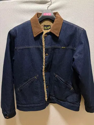 랭글러 보아 자켓 WM1971 인디고 블루 L 사이즈