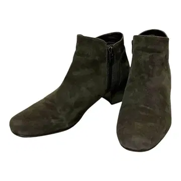 [ 새상품급 ] 카네마츠 그레이 스웨이드 앵클부츠