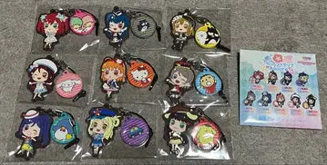 푸치구루 러브 라이브 산리오 러버 스트랩 Aqours 9종 세트