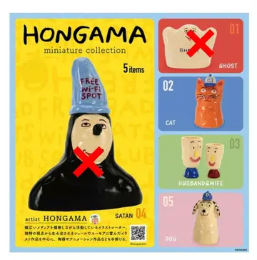 HONGAMA 미니어처 컬렉션 가챠