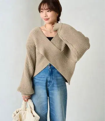 FREAK'S STORE 프릭스스토어 2WAY 크로스 디자인 니트