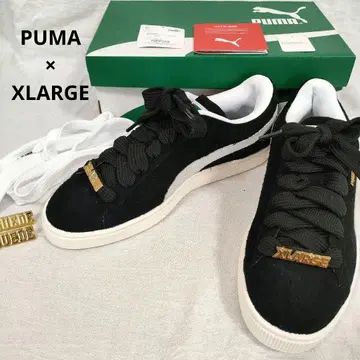 미사용 새상품 PUMA x XLARGE 콜라보 28cm 스웨이드 블랙