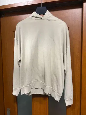 무인양품 mujilabo 코튼 혼방 후드티 S-M 화이트 흰색