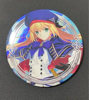 FGO 캔뱃지 아서왕 캐스터 홀로