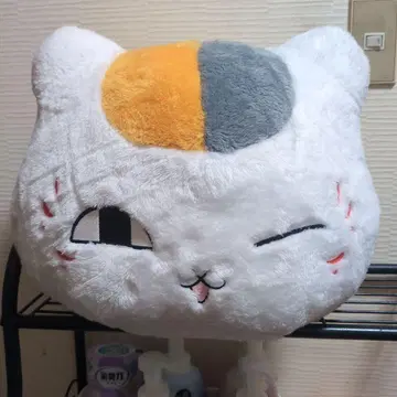 나츠메 우인장 메챠모후굿토 냥코센세 얼굴형 봉제 인형