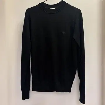 LACOSTE 라코스테 울 니트 스웨터 블랙 US 사이즈 XS