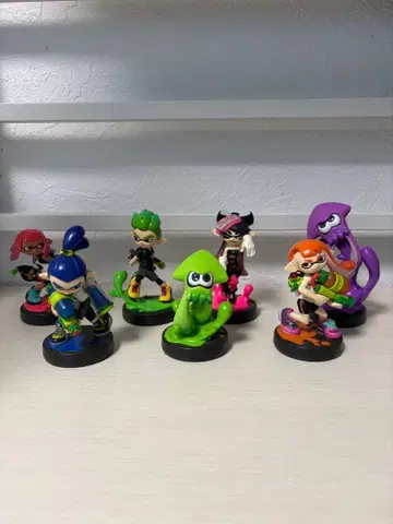 amiibo 스프라툰 피규어 7체 세트