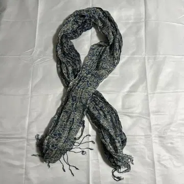 레오파드 무늬 아크릴 스톨 네이비