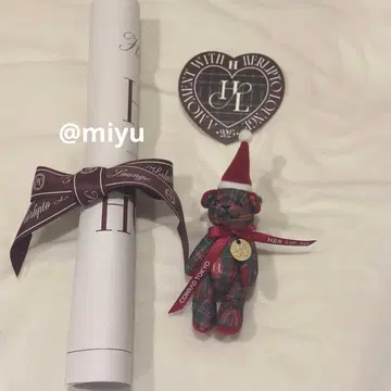 Herlipto 콘래드 도쿄 애프터눈 티 베어 키링 세트