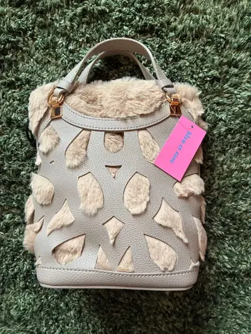 가죽 퍼 숄더백