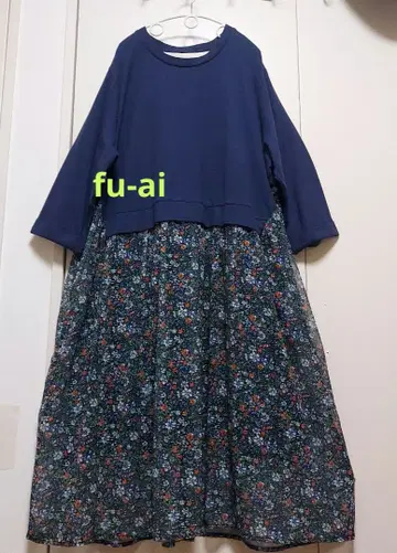 fu-ai 이소재 절개 원피스