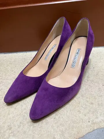 PELLICO 스웨이드 스틸레토 하이힐 36