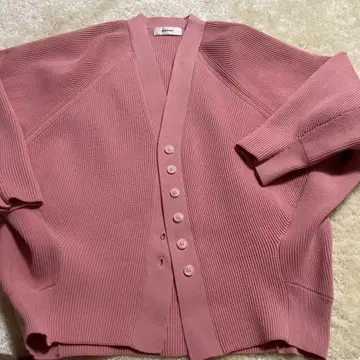 MACEHIT 리브 핑크 가디건