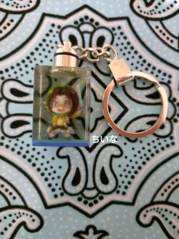 진격의 거인 트레이딩 풀컬러 3D 크리스탈 키링 한지