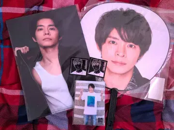 키시 유타 Re:Sense 부채 사진 세트 클리어 파일 스티커 세트