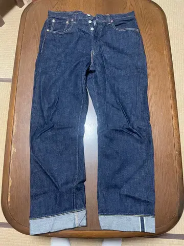 FULL COUNT 0105SS W32 L32 스트레이트 데님 네이비