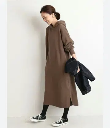 SLOBE IENA 후디드 후드티 원피스