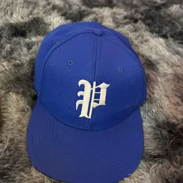 phatInk 파랑 캡 P 자수