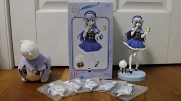 [주문토끼] 전력 조형 피규어 치노 네소베리 러버 스트랩 세트