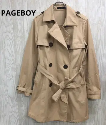 z-840 PAGEBOY 베이지 트렌치코트