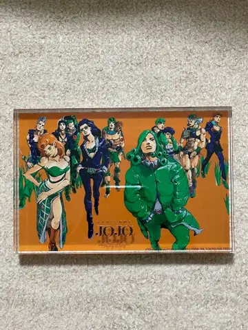 아라키 히로히코 원화전 한정판 죠죠의 기묘한 모험 아크릴 보드