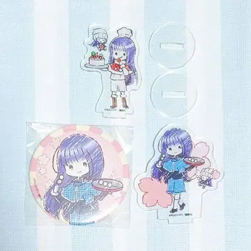 수호캐릭터 아크릴 스탠드 캔뱃지 나기히코